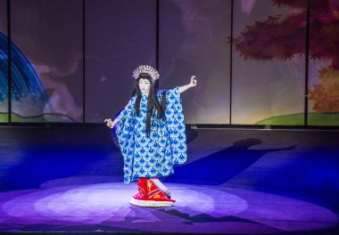 Kabuki gözlük Bellagio'daki çeşmeler