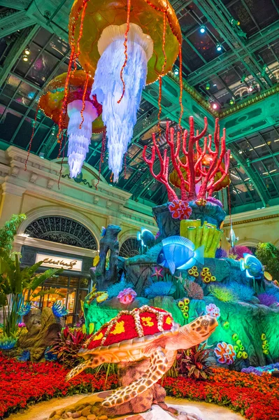 Bellagio Hotel Conservatory & Botanical Gardens — Stock Photo, Image