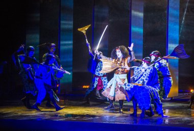 Kabuki gözlük Bellagio'daki çeşmeler