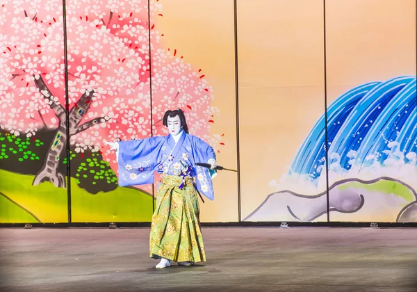 Spettacolo di Kabuki alle Fontane di Bellagio — Foto Stock