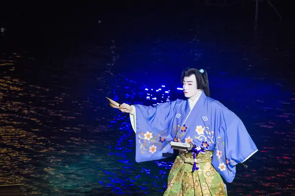 Spettacolo di Kabuki alle Fontane di Bellagio — Foto Stock