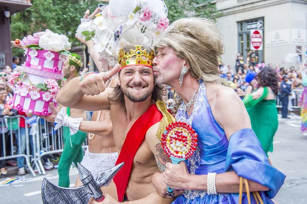Nova Iorque gay orgulho desfile — Fotografia de Stock