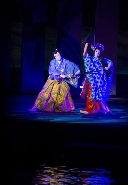 Kabuki gözlük Bellagio'daki çeşmeler