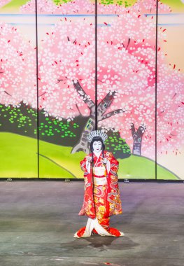 Kabuki gözlük Bellagio'daki çeşmeler