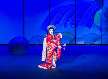 Kabuki gözlük Bellagio'daki çeşmeler
