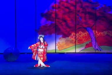 Kabuki gözlük Bellagio'daki çeşmeler