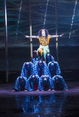 Kabuki gözlük Bellagio'daki çeşmeler