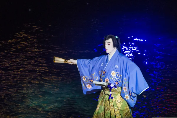 Espectáculo de Kabuki en las Fuentes de Bellagio — Foto de Stock