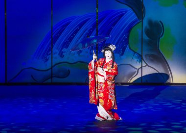 Kabuki gözlük Bellagio'daki çeşmeler