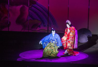 Kabuki gözlük Bellagio'daki çeşmeler