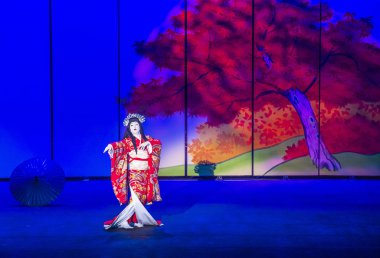 Kabuki gözlük Bellagio'daki çeşmeler