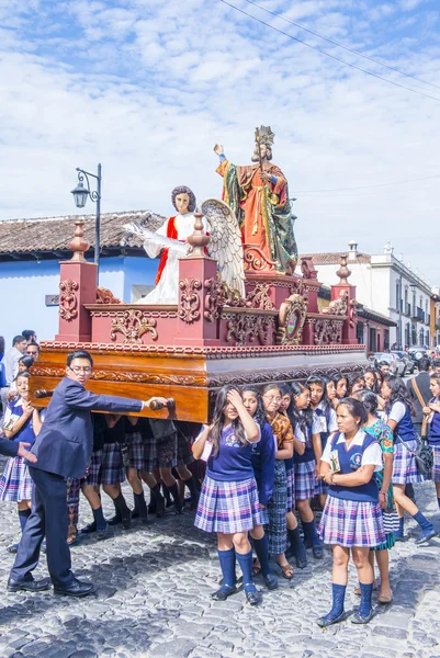 The Patron Saint of Antigua procession — Stock Photo, Image