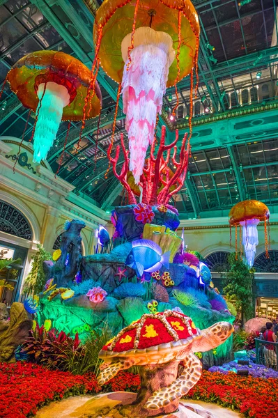 Bellagio Hotel Conservatory & Botanical Gardens — Stock Photo, Image