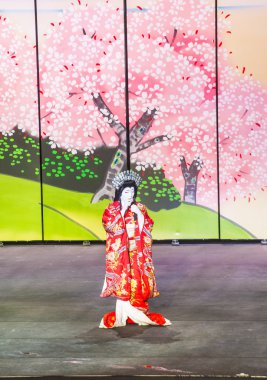 Kabuki gözlük Bellagio'daki çeşmeler