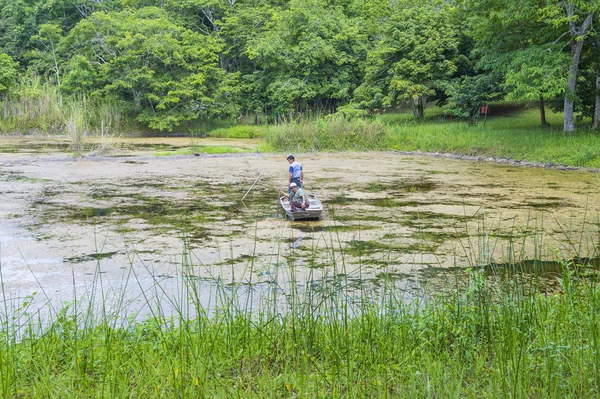 Artificial pond — Stock Photo, Image
