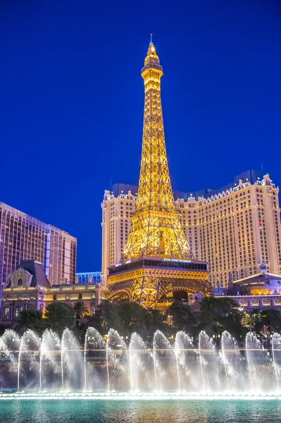 Las vegas, fontäner — Stockfoto