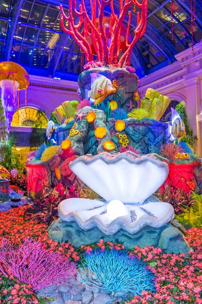 Bellagio Hotel Conservatory & Botanical Gardens — Stock Photo, Image