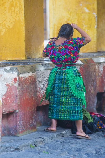 Antigua street laundry — Stockfoto