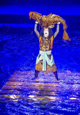 Kabuki gözlük Bellagio'daki çeşmeler