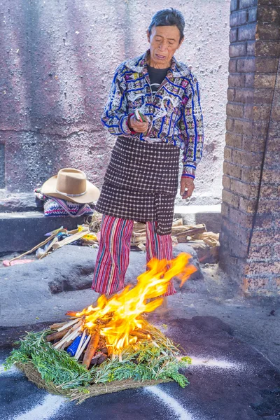 Cérémonie maya au Guatemala — Photo