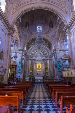 The Basilica of Our Lady of Solitude in Oaxaca Mexico