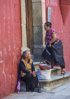 Street vendor in Oaxaca Mexico