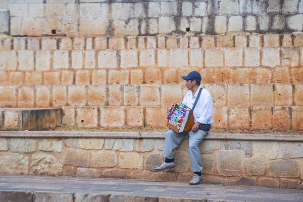 Vendedor de rua em Oaxaca México — Fotografia de Stock