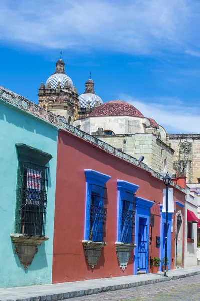 Vista rua em Oaxaca México — Fotografia de Stock