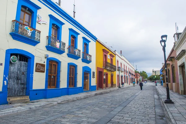 Calle vista de Oaxaca México — Foto de Stock