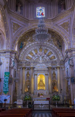 The Basilica of Our Lady of Solitude in Oaxaca Mexico