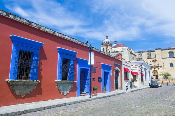 Vista rua em Oaxaca México — Fotografia de Stock