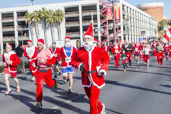 Las Vegas stor Santa Run — Stockfoto