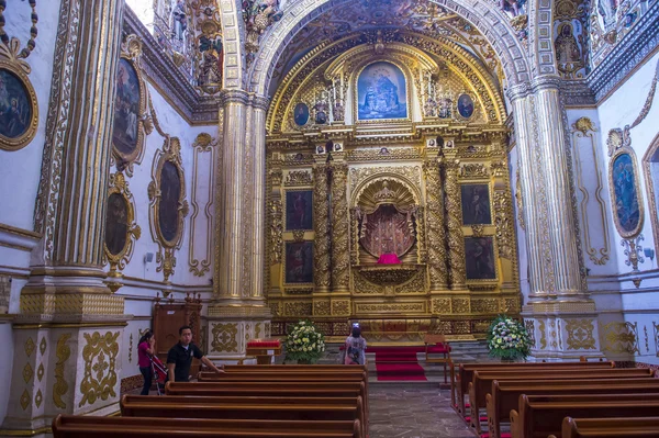 Kościół Santo Domingo de Guzman w Meksyku Oaxaca — Zdjęcie stockowe