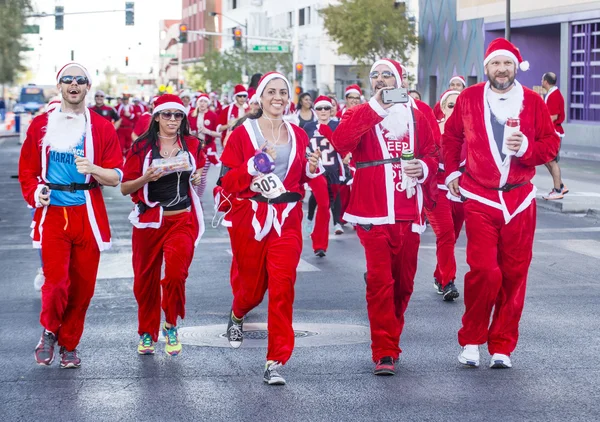 Las Vegas Great Santa Run — Stock Photo, Image