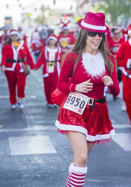 Las Vegas Great Santa Run — Stock Photo, Image