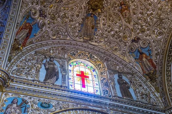 Kościół Santo Domingo de Guzman w Meksyku Oaxaca — Zdjęcie stockowe