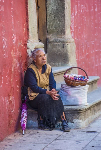 Vendor in Oaxaca Mexico — стокове фото