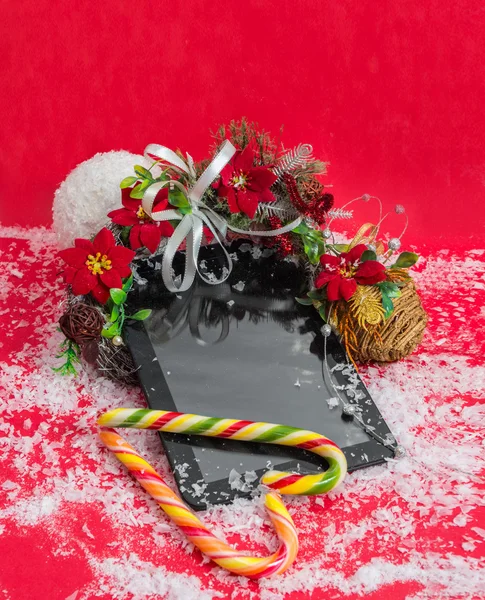 Tablet con cuffie miglior regalo di Natale  . — Foto Stock