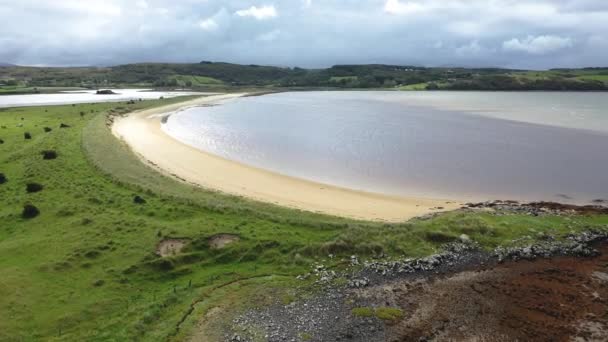 Gweebarra bay by Lettermacaward in County Donegal - Ιρλανδία — Αρχείο Βίντεο