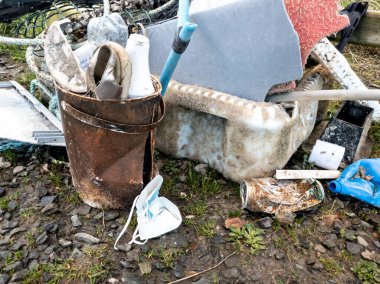 Bölge Donegal - İrlanda 'daki Covid-19 salgını sırasında yasadışı boşaltma.