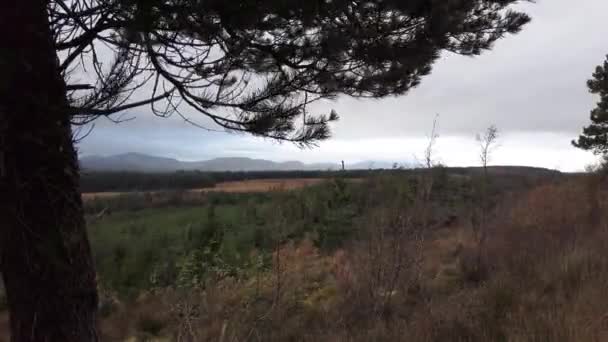 Nas colinas entre Glenties e Maas no Condado de Donegal - Irlanda. — Vídeo de Stock