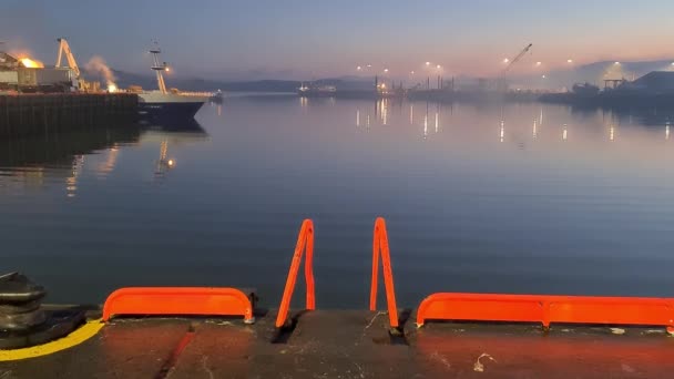 Killybegs, contea di Donegal, è il porto peschereccio più importante d'Irlanda — Video Stock