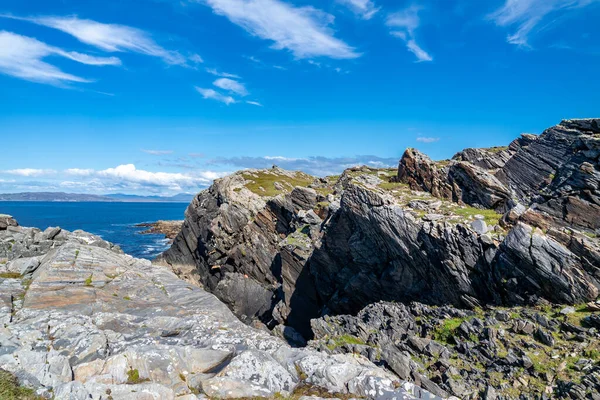 O litoral em Dawros, no Condado de Donegal - Irlanda — Fotografia de Stock