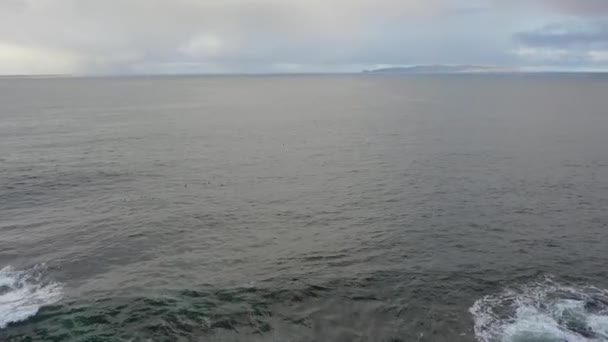 Veduta aerea di Auster Catchers in volo Inishkeel by Portnoo in Donegal - Irlanda — Video Stock