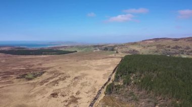 Glenties 'den Maasin County Donegal' e uçmak - İrlanda.