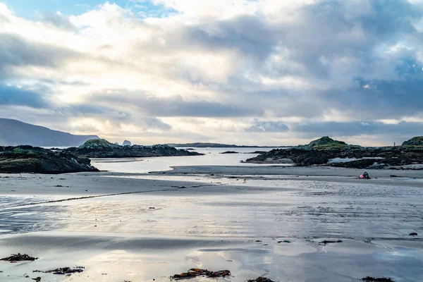 Pobřeží v Rossbegu v hrabství Donegal v zimě - Irsko — Stock fotografie