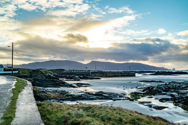 La costa de Rossbeg en el Condado de Donegal durante el invierno - Irlanda — Foto de Stock