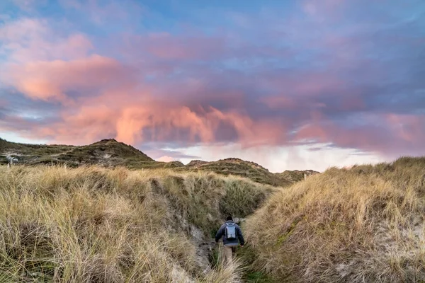 Kiltoorish bay beach between Ardara and Portnoo in Donegal - Irlanda. — Foto de Stock