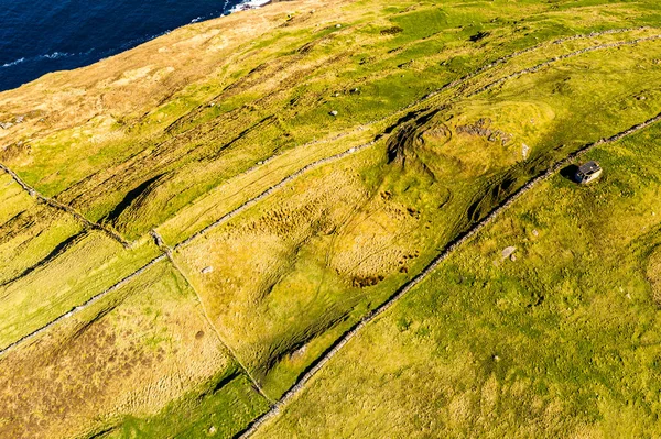 Vista aérea de Dunmore Head by Portnoo in County Donegal, Irlanda. — Fotografia de Stock