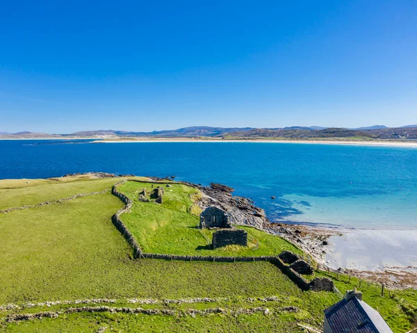 Vista aérea de Dunmore Head by Portnoo in County Donegal, Irlanda. — Fotografia de Stock